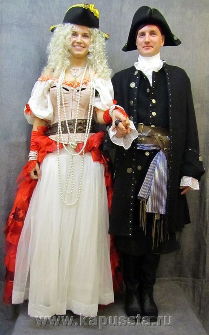 Пиратские костюмы свадебные